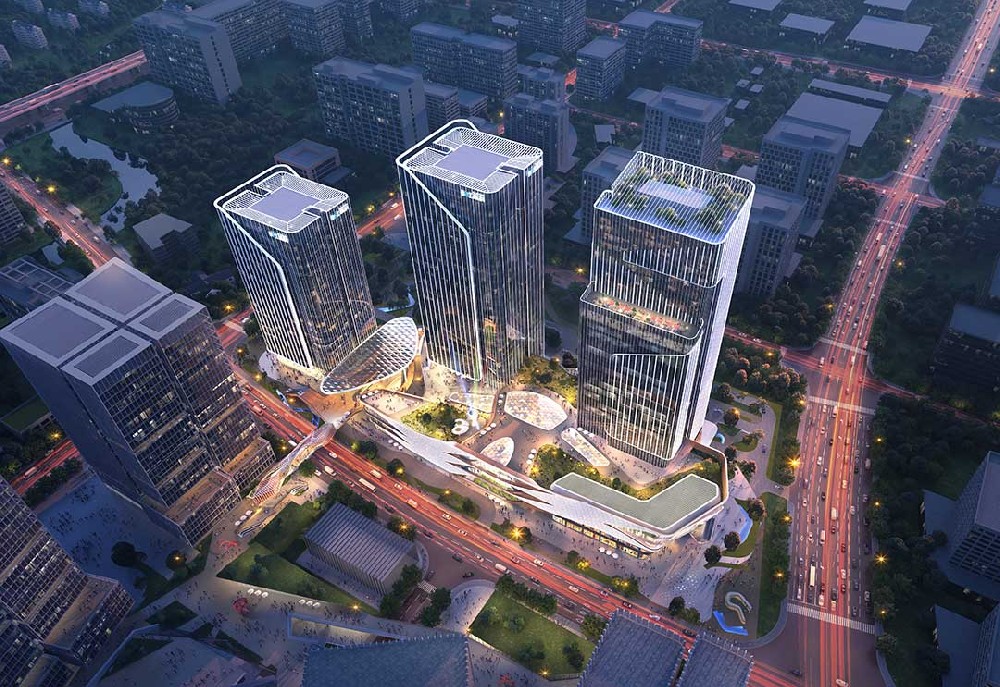 上海集成電路設(shè)計(jì)產(chǎn)業(yè)園 ETFE 氣枕膜結(jié)構(gòu)完美收官