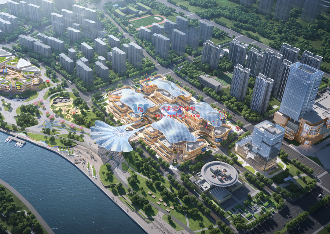 喜報｜浙江萬豪集團成功中標石家莊太平河片區(qū)合生匯大型ETFE商業(yè)天幕！